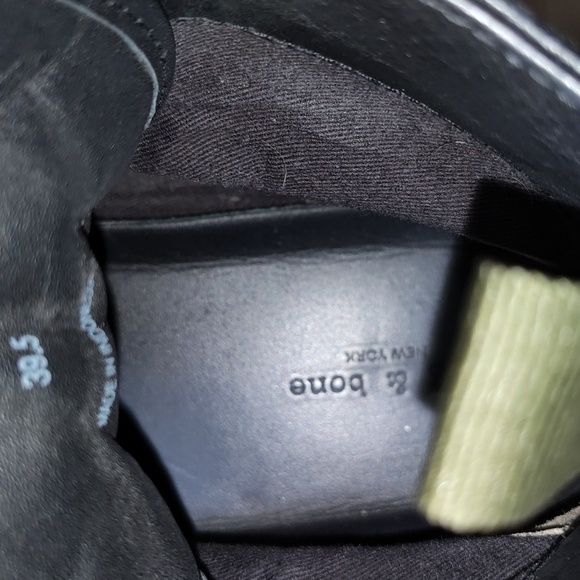 Rag & Bone High Top Sneakers 39.5 leather black - Picture 12 of 16